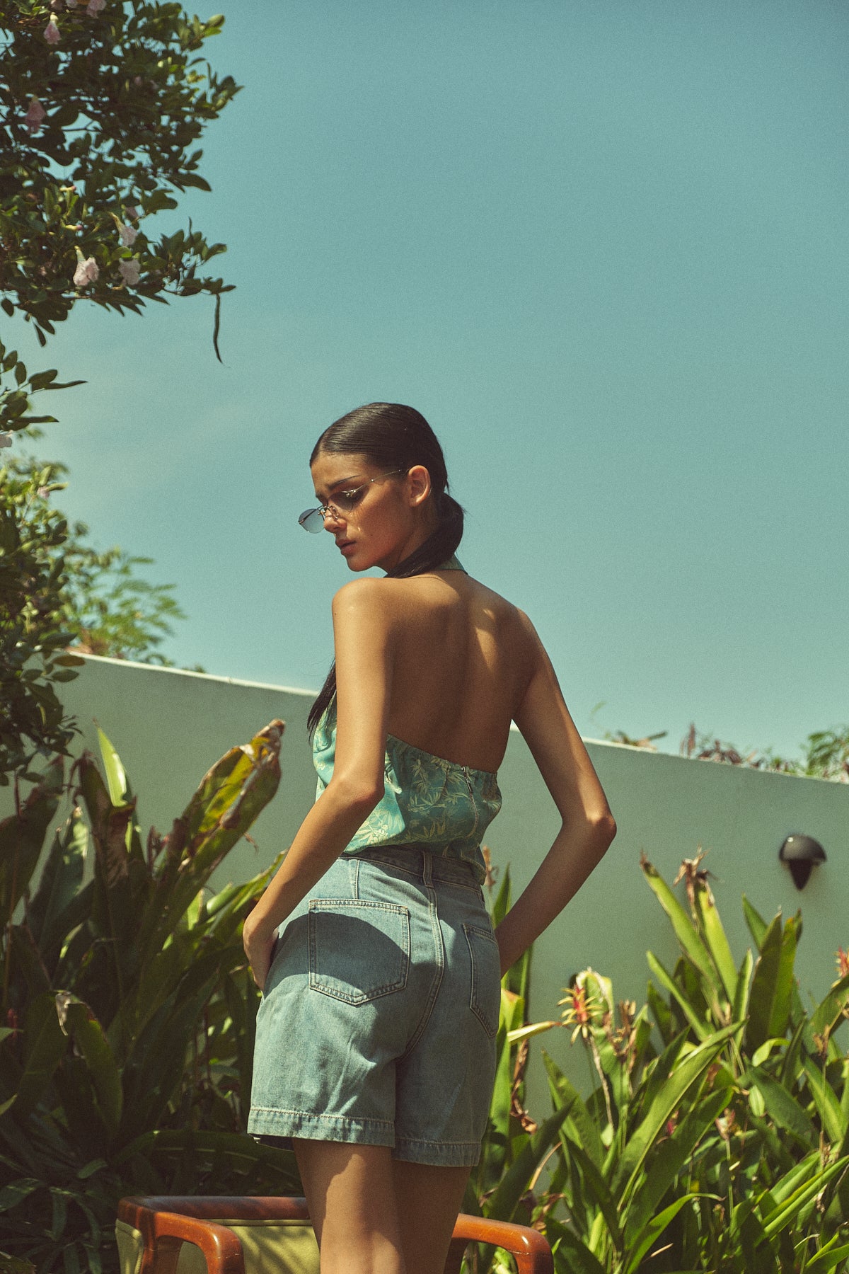The Julia Top in Teal